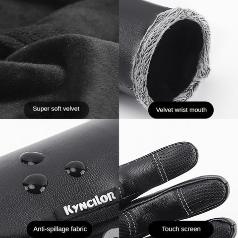 1pair Winter Gloves For Men/Women, Warm Thermal Fleece Gloves With Zipper, Windproof Ski Snow Snowboard Touch Outdoor Sports Gloves